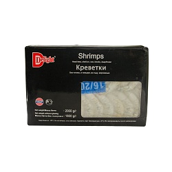 КРЕВЕТКИ 16/20 С/М Б/Г В ПАНЦИРЕ 1800ГР