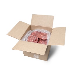 КОТЛЕТА ДЛЯ ГАМБУРГЕРА С ГОВЯД.ПРЕМИУМ "МРАМОРНАЯ"  110ГР