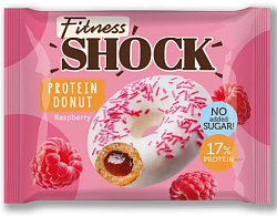 ДОНАТ ФИТНЕСШОК С МАЛИНОВОЙ НАЧИНКОЙ 70ГР