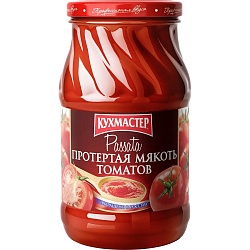 ПРОТЕРТАЯ МЯКОТЬ ТОМАТОВ КУХМАСТЕР 480Г.