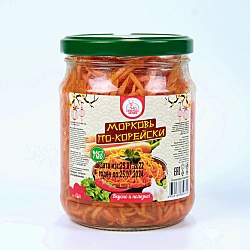 САЛАТ МОРКОВЬ ПО-КОРЕЙСКИ 450Г СТ/Б