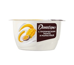 БЗМЖ ТВОРОЖОК ДАНИССИМО 5,6% МАНГО И МАРАКУЙЯ 130ГР