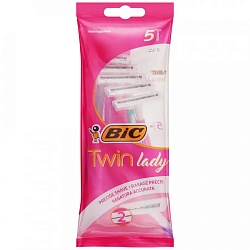 Станок для бритья Bic Twin Lady 2, 5 штук