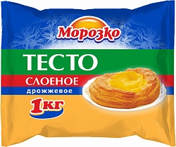 ТЕСТО СЛОЕНОЕ ДРОЖ.МОРОЗКО 1КГ