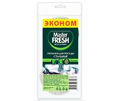 МОЧАЛКА ПАРЛО ДЛЯ МЫТЬЯ ПОСУДЫ СТАЛЬНАЯ 2ШТ
