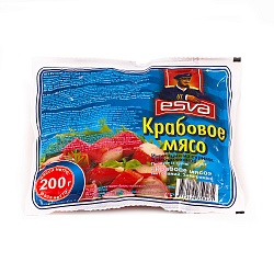 Крабовое мясо ESVA замороженное 200гр