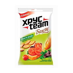 ТОП 100 Сухарики Хрустим Багет Томат и зелень 60 гр.