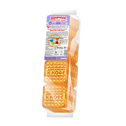 ПЕЧЕНЬЕ СЛАДКАЯ СЛОБОДА ДЕРЕВЕНСКОЕ К КОФЕ ПЫШНОЕ 335ГР