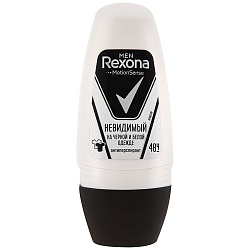 ДЕЗОДОРАНТ АНТИПЕРСПИРАНТ ШАРИКОВЫЙ REXONA MEN  НЕВИДИМЫЙ  50МЛ.