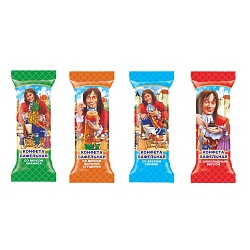 КОНФЕТЫ SLA STI ВАФЕЛЬНЫЕ ГЛАЗИРОВАННЫЕ  МИКС, ФАС. 0,5КГ