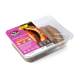 Колбаски для гриля « С луком », зам , лоток 0.6 кг, ТМ «Время готовить»