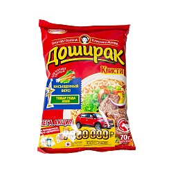 ЛАПША ДОШИРАК КВИСТИ ГОВЯДИНА 70ГР