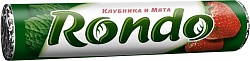 Конфеты Rondo Освежающие мятные с сахаром Клубника 30г