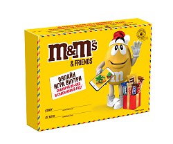 ПОДАРОЧНЫЙ НАБОР M&M FRIENDS ПОСЫЛКА НГ 150ГР