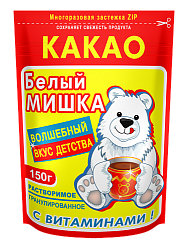 КАКАО БЕЛЫЙ МИШКА 150ГР
