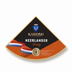 Сыр Кабош полутвердый Неерландер Стронг 50% 8 мес. 1/8 гол.