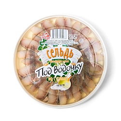 СЕЛЬДЬ ФИЛЕ КУСОЧКИ В МАСЛЕ С ЛУЧКОМ ПОД ВОДОЧКУ ВКУСНОЕ МОРЕ 180ГР