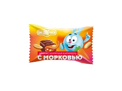 КОНФЕТЫ СМЕШАРИКИ АРАХИС И МЯГКАЯ КАРАМЕЛЬ С МОРКОВЬЮ 1000ГР