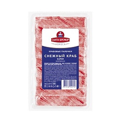 КРАБОВЫЕ ПАЛОЧКИ СОЧНЫЙ КРАБ САНТА-БРЕМОР 500ГР