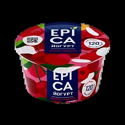 Йогурт EPICA с вишней и черешней, 4.8%, 130 г