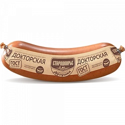 КОЛБАСА ВАРЕНАЯ ДОКТОРСКАЯ ДУГУШКА ГОСТ СТАРОДВОРЬЕ /ВЕС