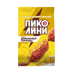 КОЛБАСКИ ПИКОЛИНИ СО ВКУСОМ ДИЖОНСКАЯ ГОРЧИЦА С/К СТ ВЕС 50ГР
