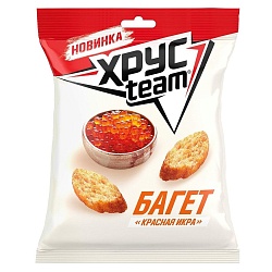 ТОП 100 Сухарики Хрустим красная икра 24*60г