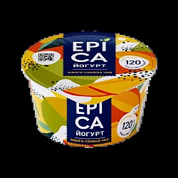 Йогурт EPICA с манго и семенами чиа, 5.0%, 130 г