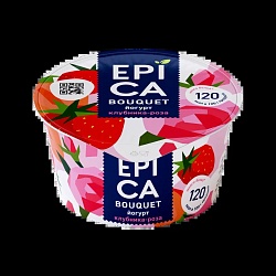 Йогурт EPICA с клубникой, 4.8%, 130 г
