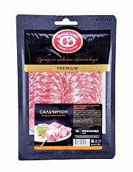 Колбаса сырокопченая Черкизово Сальчичон нарезка 0,1кг