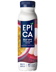 Йогурт EPICA маракуйа-мангостин питьевой 260 г 2,5%