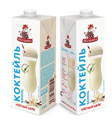 БЗМЖ КОКТЕЙЛЬ МОЛОЧНЫЙ ПЕСТРАВКА ВАНИЛЬ 2% 1Л ТБА