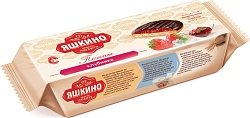 ПЕЧЕНЬЕ ЯШКИНО СДОБНОЕ КЛУБНИКА 137ГР