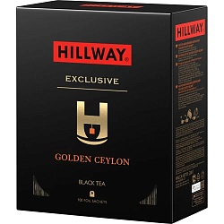 Чай Хилвей Golden Ceylon черный байх, саше, 2г*100пак*12