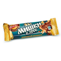 ШОКОЛАД МИШКИ В ЛЕСУ МОЛОЧНЫЙ С ВАФ КРОШКОЙ ПОБЕДА 30ГР