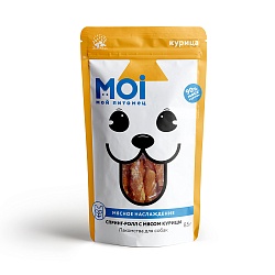 ЛАКОМСТВО Д/СОБАК МОЙ ПИТОМЕЦ СПРИНГ-РОЛЛ С МЯСОМ КУРИЦЫ 85ГР