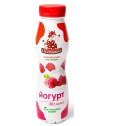 Йогурт Пестравка со вкусом малины 2% ПЭТ 270г