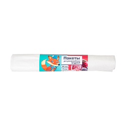 Пакет для заморозки БИО с окошком для записей 3л 30шт/рул.  100 шт/кор.