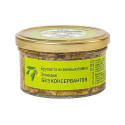 БРУСКЕТТА ИЗ ОЛИВОК ХАЛКИДИКИ С ДОБАВКАМИ СТ/Б 150ГР