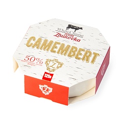 БЗМЖ СЫР КАМАМБЕР WHITE CHEESE FROM ZHUKOVKA 50% 125ГР