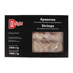 КРЕВЕТКИ 21/25  С/М, Б/Г В ПАНЦИРЕ БЛОК 1,8КГ