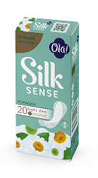 ПРОКЛАДКИ ОЛА ЕЖЕДНЕВНЫЕ СИЛК СЕНС ЛАЙТ СТРИНГ МУЛЬТИ АРОМАТ РОМАШКА 20ШТ