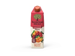 МОРС ВОЛЖСКИЙ ПОСАД 1Л ЧЕРНАЯ СМОРОДИНА/БРУСНИКА/МОРОШКА