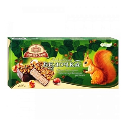 Торт Бабаевский Белочка вафельный с карамелизованными орехами, 250 г