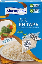 РИС МИСТРАЛЬ ЯНТАРЬ (ПАКЕТЫ) 400ГР