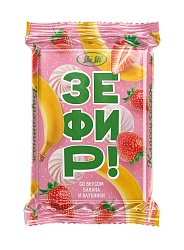 ЗЕФИР СЛАСТИ СО ВКУСОМ БАНАНА И КЛУБНИКИ 320 Г