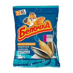 СЕМЕЧКИ БЕЛОЧКА СОЛЬ XL 200ГР