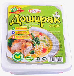 ЛАПША ДОШИРАК ВКУС КУРИЦЫ 90ГР ЛОТОК