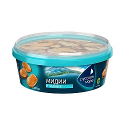 МЯСО МИДИИ ЧИЛИЙСКОЙ РУССКОЕ МОРЕ В ЗАЛИВКЕ 300ГР
