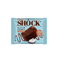 БРАУНИ ФИТНЕСШОК КОКОСОВЫЙ ПИРОГ ГЛАЗИРОВАННЫЙ 50ГР